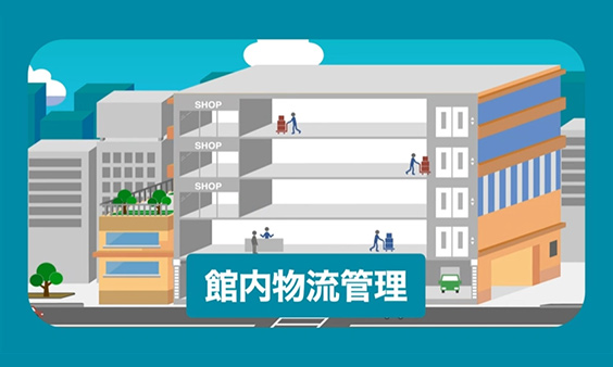 ソリューション紹介：館内物流管理【全体概要】